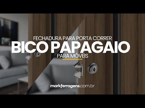 Fechadura Para Porta Correr Bico Papagaio Para Armário