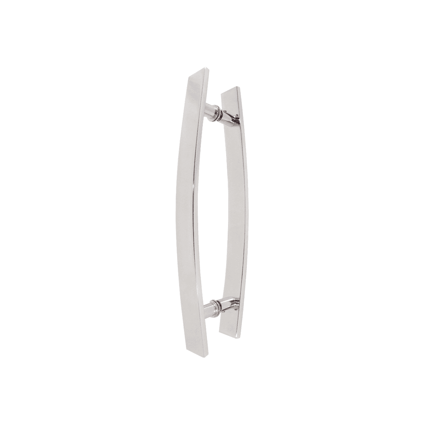 Puxador Para Porta Residencial 600mm Curvo Escovado
