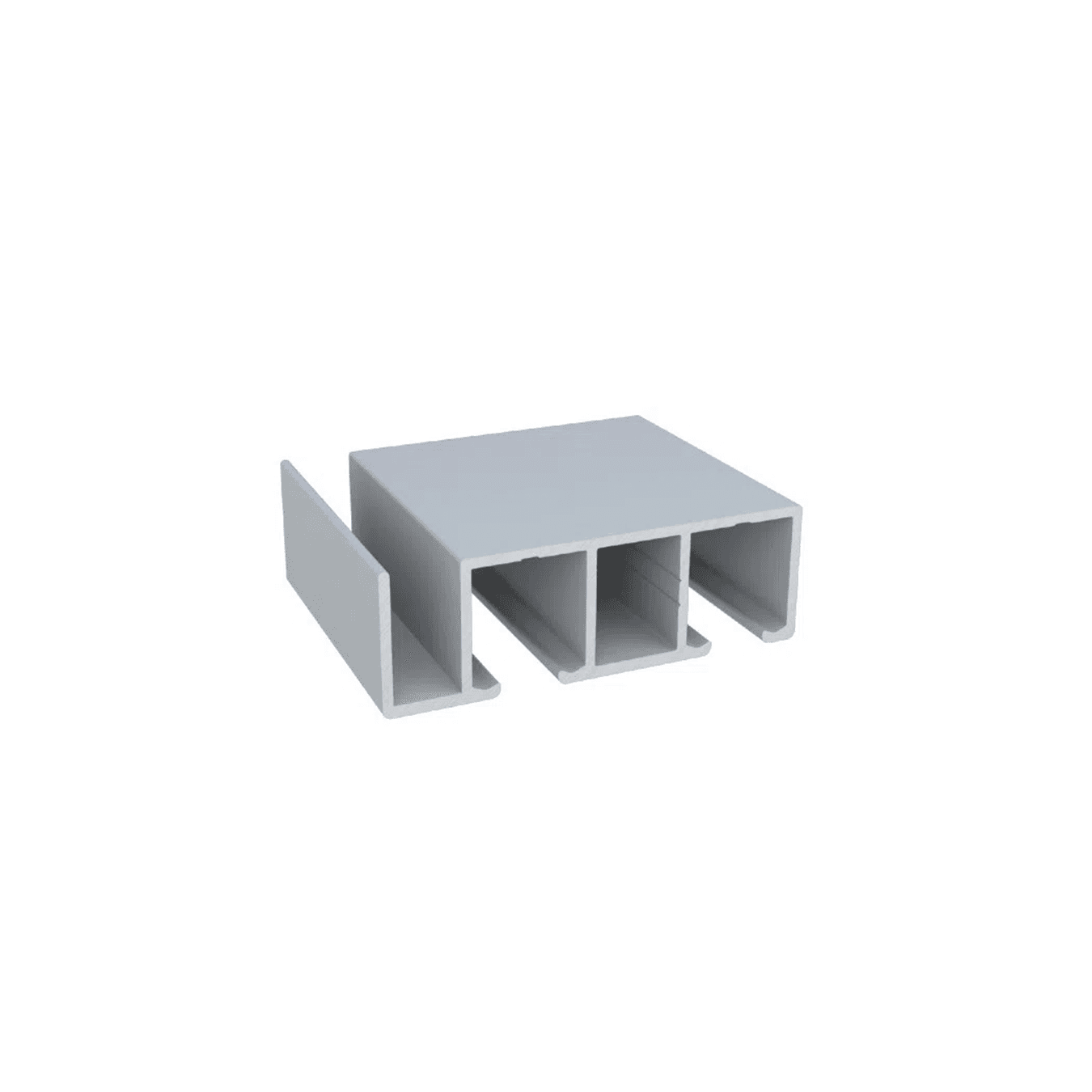 Trilho Superior Duplo Em Anodizado Para O Sistema Multi Rm199 Rometal