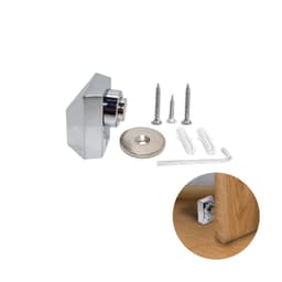 Prendedor Imã Magnético Cromado Para Porta Cpm400 Italy Line