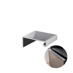 Perfil Puxador Facetato Inox Polido Rm183 Rometal