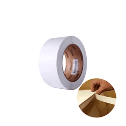 Fita de Borda Pvc Na Cor Branco Diamante de 64 Mm X 20 Metros Rehau