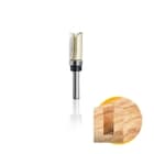 Fresa Tupia Manual Haste 6mm Corte 25mm Com Rolamento