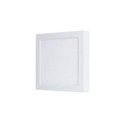Painel Plafon de Led de 12w Luminária Quadrado de Sobrepor 6000k Branco Frio de 16 X 16 Cm Cristais de Luz