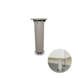 Pé Para Armário de Aço Itatiaia Marfim Com Sapata Cromada