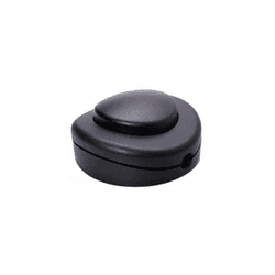 Botão Redondo Interruptor Preto de Pé Para Piso Luminárias Abajures Led Nuze