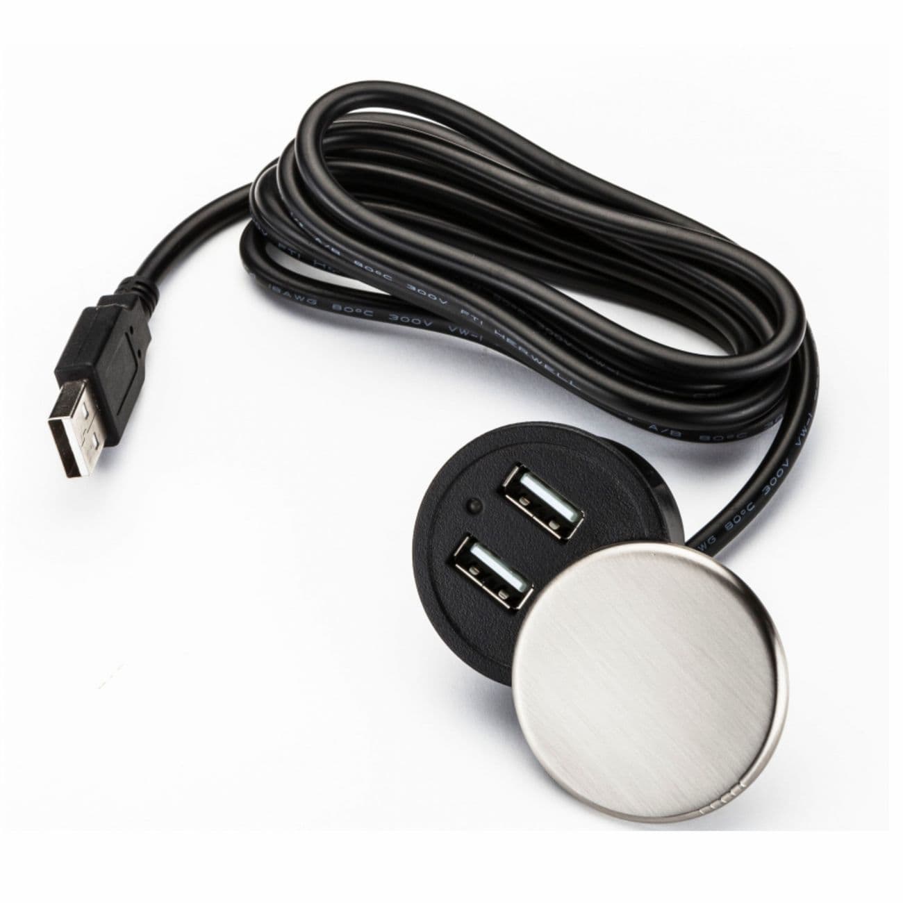 Tomada Carregador Usb Para Embutir Em Móveis E Sofás