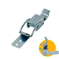 Fecho de Ação Rápida de Tamanho Médio Engate Reto E Mola Curva 104 Mm