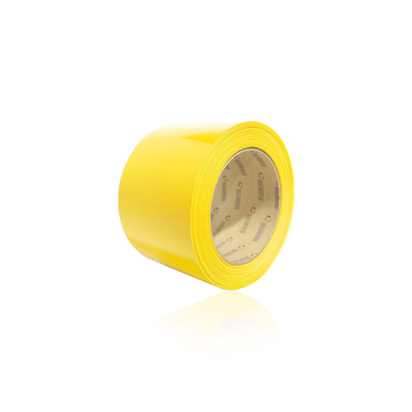 Fita de Borda Pvc Na Cor Amarelo Gema Lacca Liso Eucatex de 100 Mm X 1 Metro Rehau