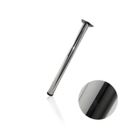 Pé Para Mesa Cilindrico Ø60 X 71 Cm Cromado