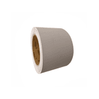 Fita de Borda Pvc Na Cor Titânio Cristallo Cinza Itália Lacca Duratex Liso de 64 Mm X 1 Metro Rehau