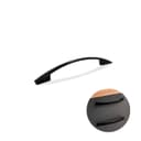 Puxador Arco Preto de 128 Mm Para Portas E Gavetas