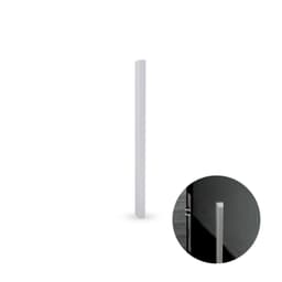 Puxador Slim de 15cm Em Branco Para Porta de Vidro Rometal