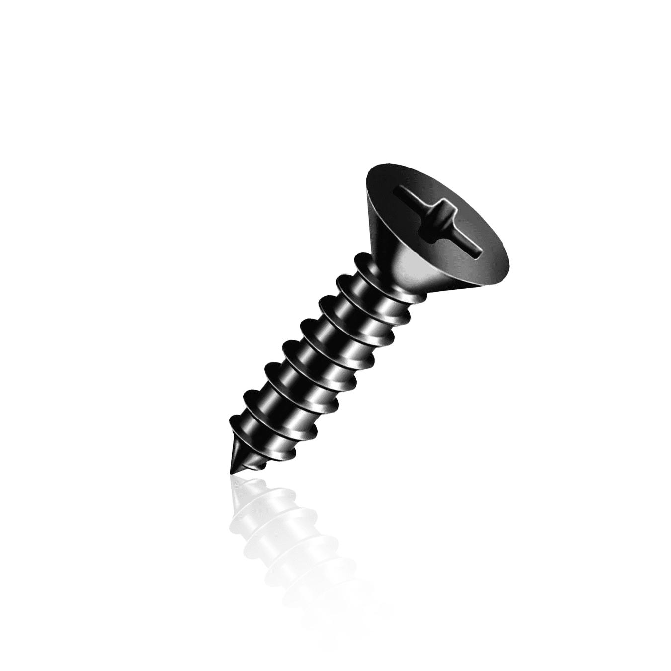Parafuso Cabeça Chata Philips Preto 3,5 X 10 Mm - 100 Gramas