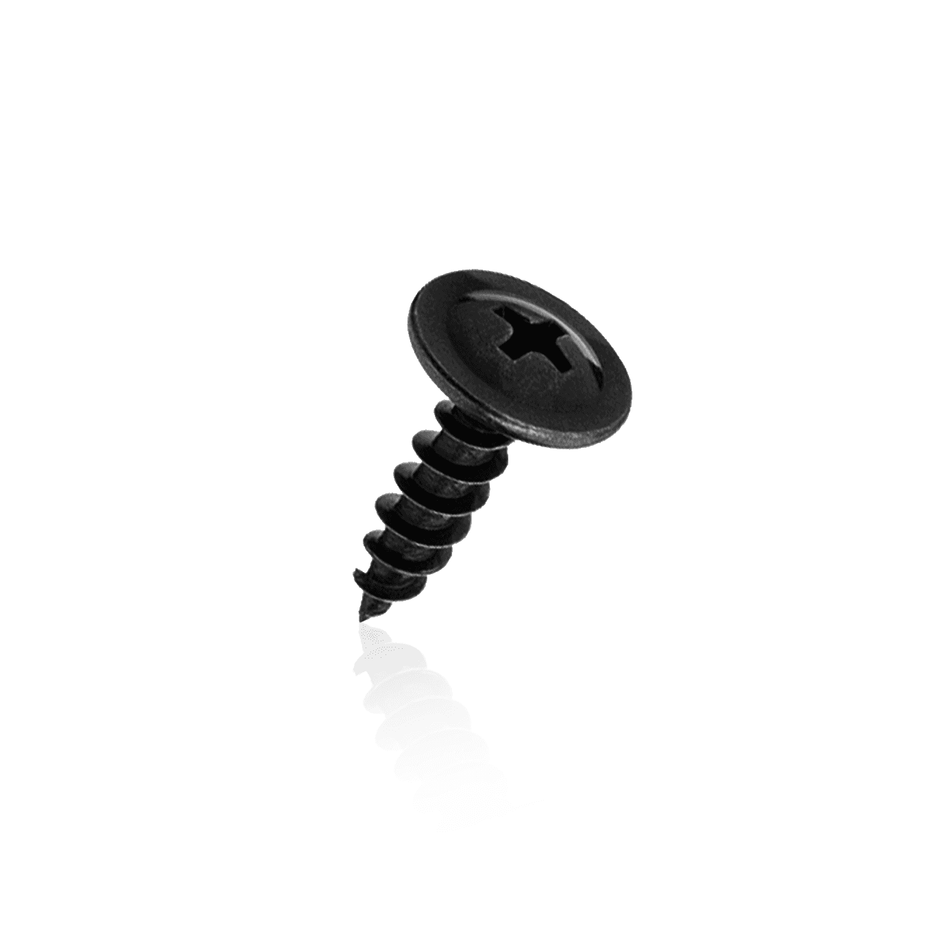 Parafuso Cabeça Flangeada Philips Preto 3,5 X 10 Mm - 100 Gramas
