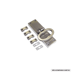 Fechadura Cremona Lisa Na Cor Antique União Mundial