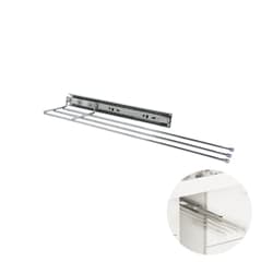 Porta Toalha Ou Pano Prato 3 Varetas Embutir Em Armários de Cozinha Leve