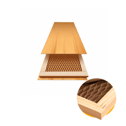 Colmeia de Papelão Para Preenchimento de Portas 25 X 1000 X 2750 Mm