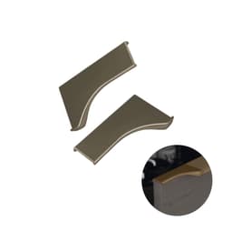 Ponteira Puxador Facetato Champanhe 1001 de 15mm Pe183 Rometal