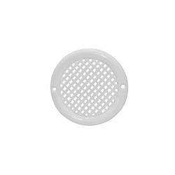 Tampa de Ventilação Redondo 100 Mm Para Armários Branco