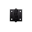 Dobradiça Comum Em Alumínio Preto 50 X 40 Mm Mk