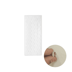 Tapa Furo Adesivo Branco Tx 13 Mm Cartela Com 50 Unidades