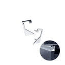 Ponteira Para Puxador Vazado Cromado de 15 Mm Pe336 Rometal