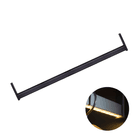 Cabideiro de Led Editável de 850 A 1200 Mm Em Preto Fosco Com Sensor Presença 6000k Branco Frio Led Line