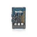 Kit Jogo de Brocas Para Metal Concreto E Madeira Com 9 Brocas D-71962 Makita