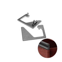 Ponteira Para Puxador Anodizado de 18 X 30 Mm 0258 Dmt
