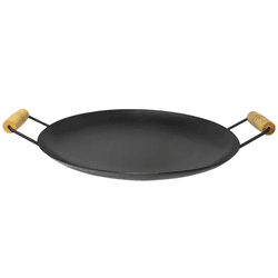 Chapa Disco de Arado Redondo Lisa de 60 Cm de Aço Para Bife Mk