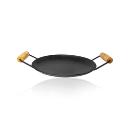 Chapa Disco de Arado Redondo Lisa de 28 Cm de Aço Para Bife Mk