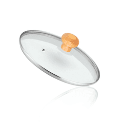 Tampa Redonda de Vidro Temperado de 31 Cmpanela E Frigideira Mk