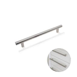 Puxador Haste Redondo Aço Inox 201 Escovado 256 Mm / 40 Cm Para Gavetas Dmt
