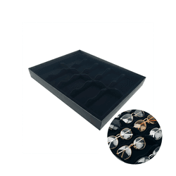 Porta Óculos Com Caixa Aveludado Preto