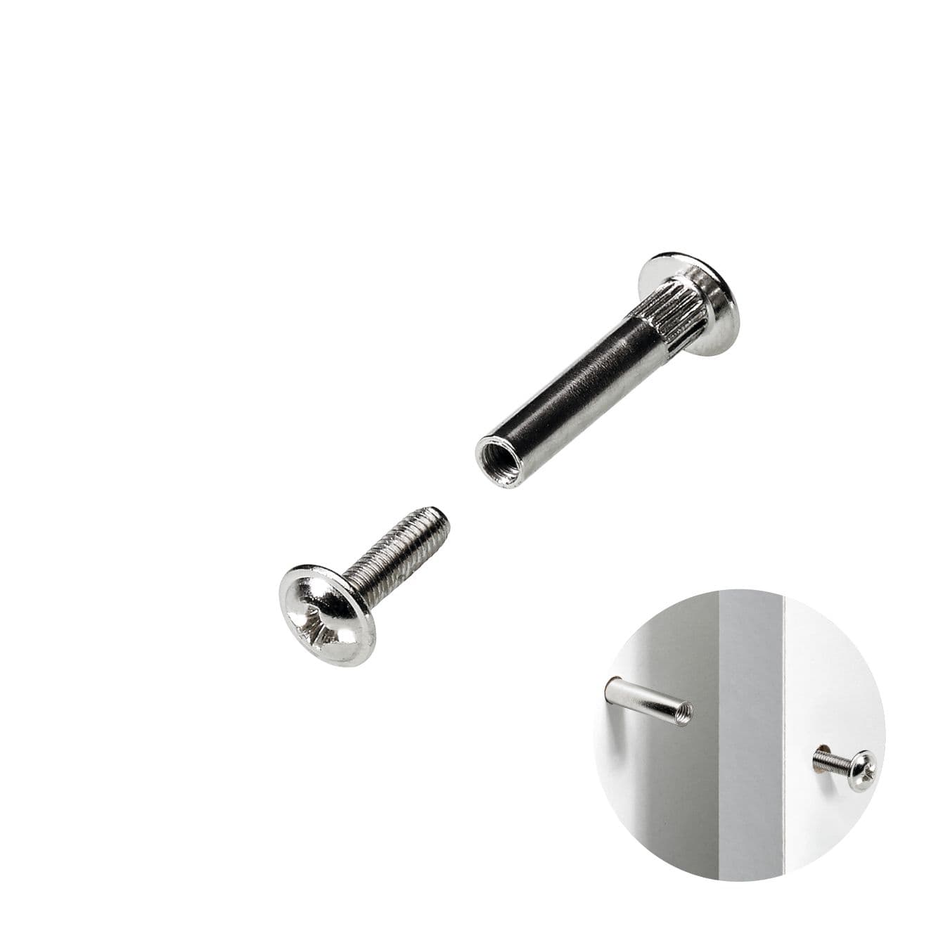 Parafuso União Flangeado Ø 5 X 30 Mm Fechado E 38 Mm Aberto