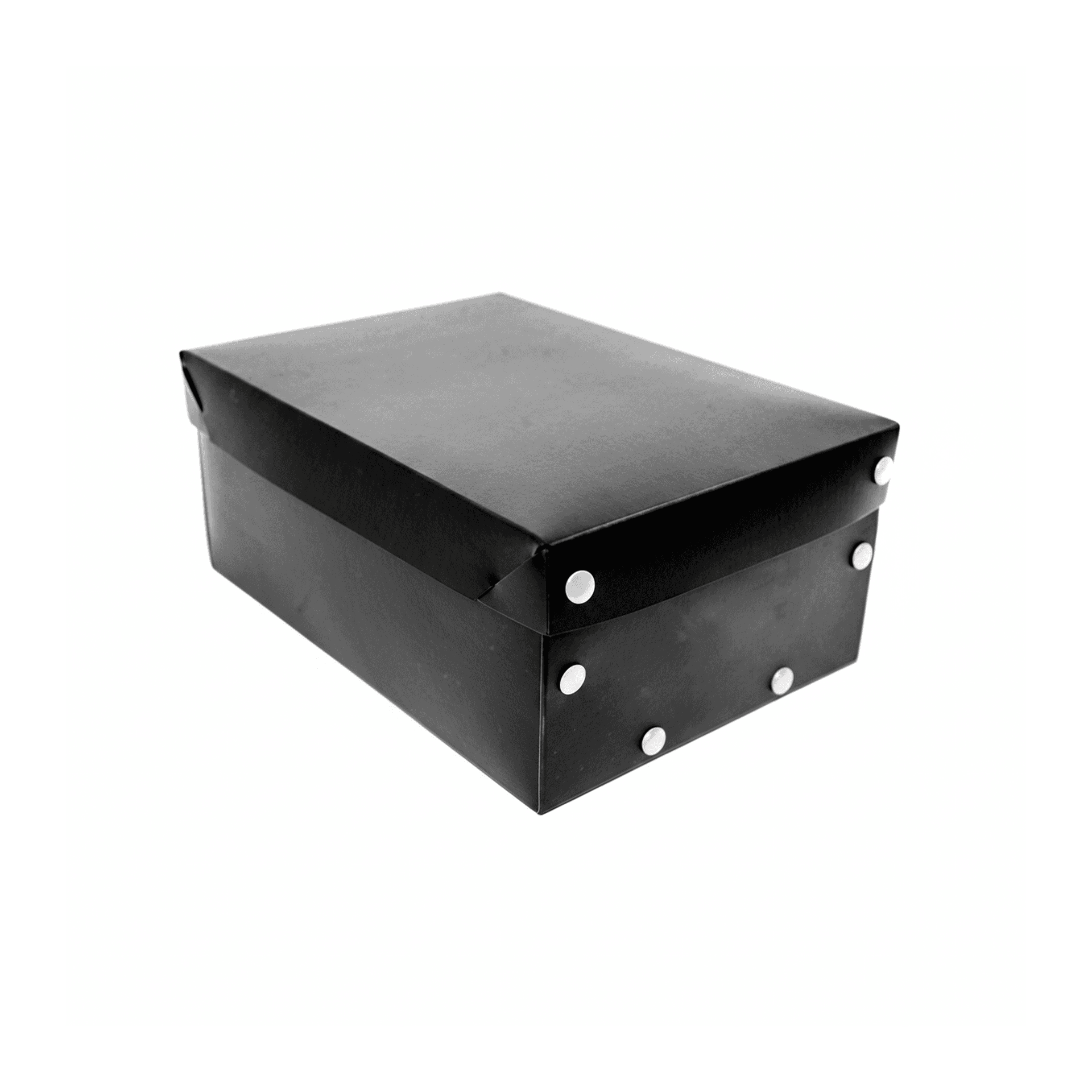 Caixa Organizadora Black Para Sapatos 270 X 370 X 150 Mm