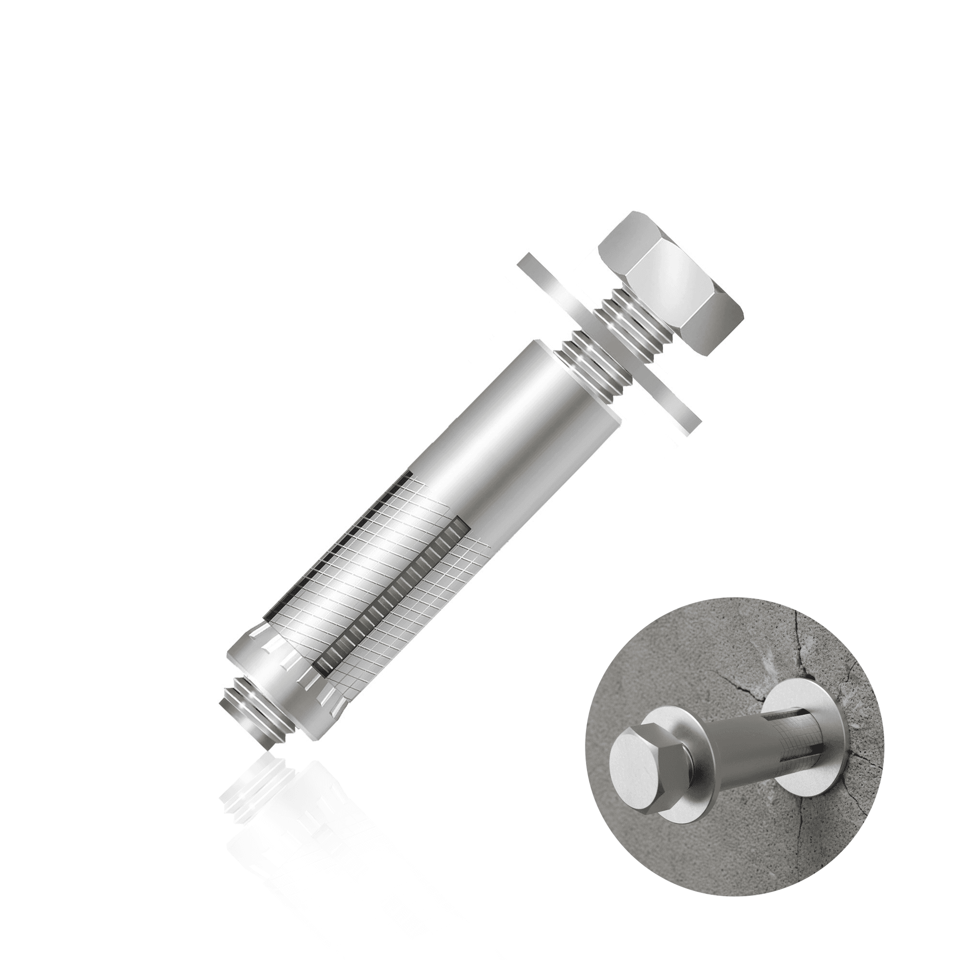 Chumbador Parabolt Cbc Bucha Com Parafuso 5/16 X 2.1/4"