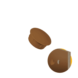 Tapa Furo Interno 06 Mm Mel 100 Unidades