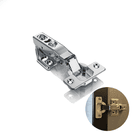 Dobradica 35mm Pistão Calço Fixo Inox Reta