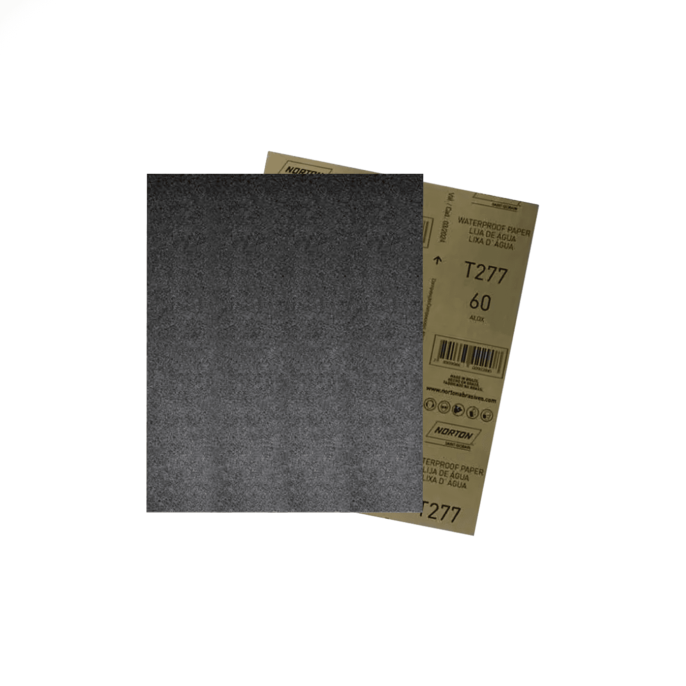 Lixa D’água Gramatura 60 T277 230x280 Folha Norton