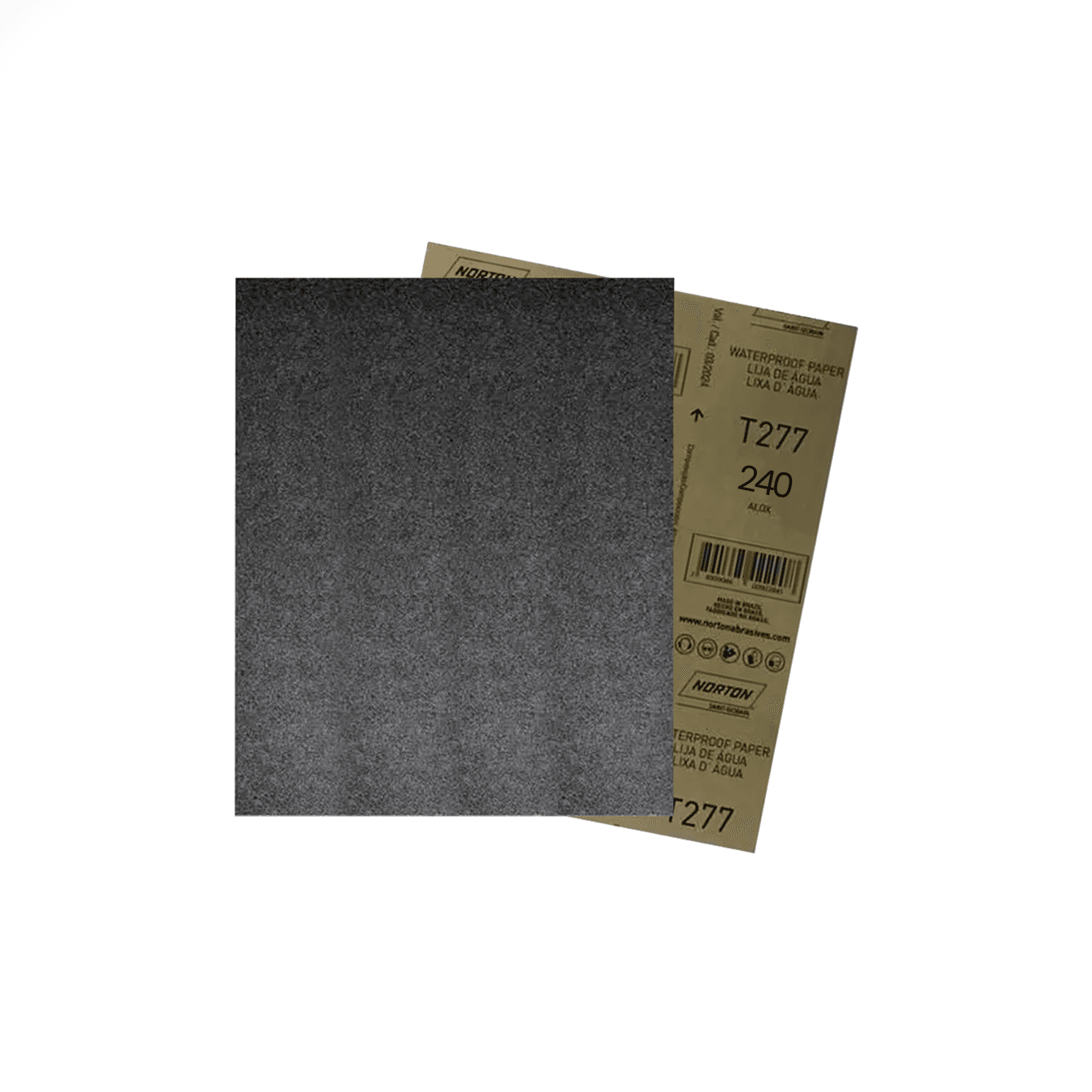 Lixa D’água Gramatura 240 T277 230x280 Folha Norton