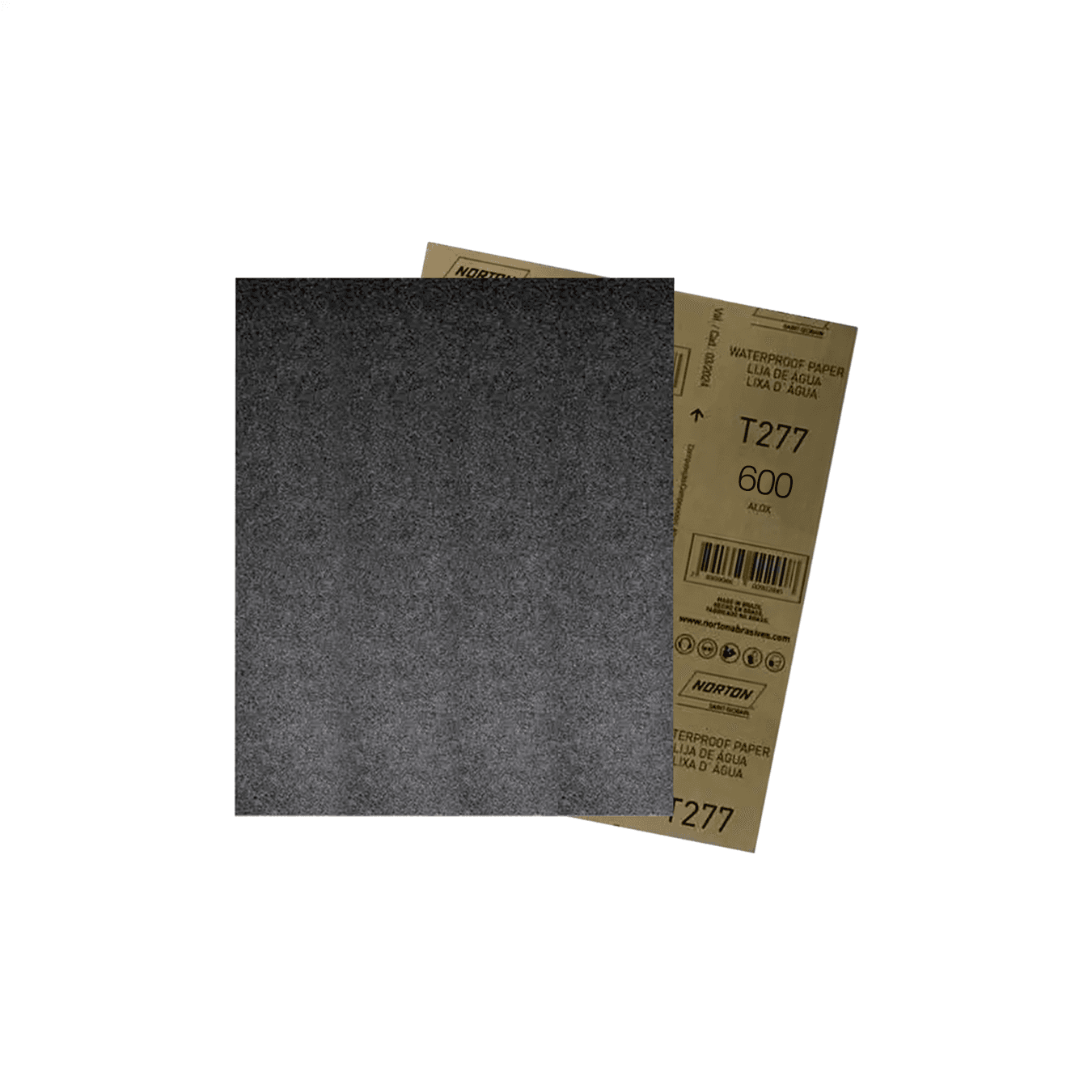 Lixa D’água Gramatura 600 T277 230x280 Folha Norton