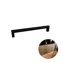 Puxador 160 Mm Preto Rezzo Il811