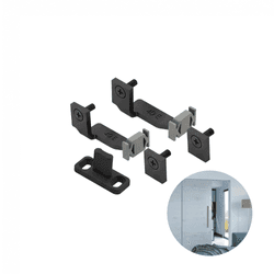 Sistema Guia Sequenziato Lado Esquerdo Para 2 Portas de 40mm Rometal