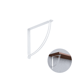 Suporte Mão Francesa Fixa Branca 300 X 200 Mm