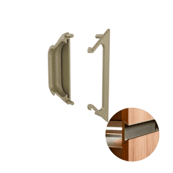 Ponteira Puxador Champanhe Claro Pe-416