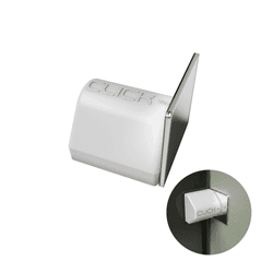 Trava Magnética Branco Para Porta Vidro/alvenaria Click Tm