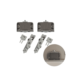Kit Sistema Para Porta de Correr Ro654032sl Chumbo