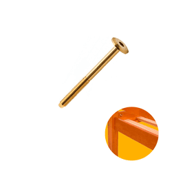 Parafuso Para Cama de 1/4" X 120 Mm Chave Allem Sem Porca